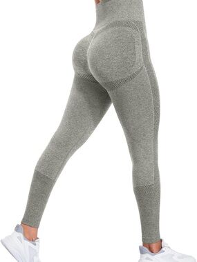 Seamless High-Waist Green Leggings